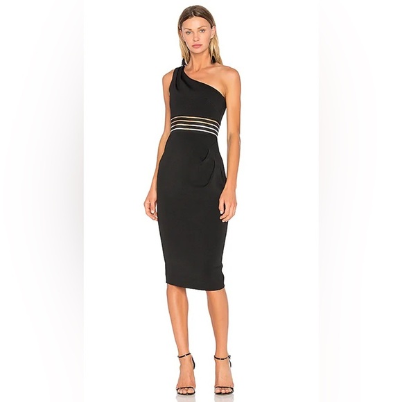 Never worn- NICHOLAS | Dresses | Nicholas Black Bandage One Shoulder Dress - Picture 13 of 15